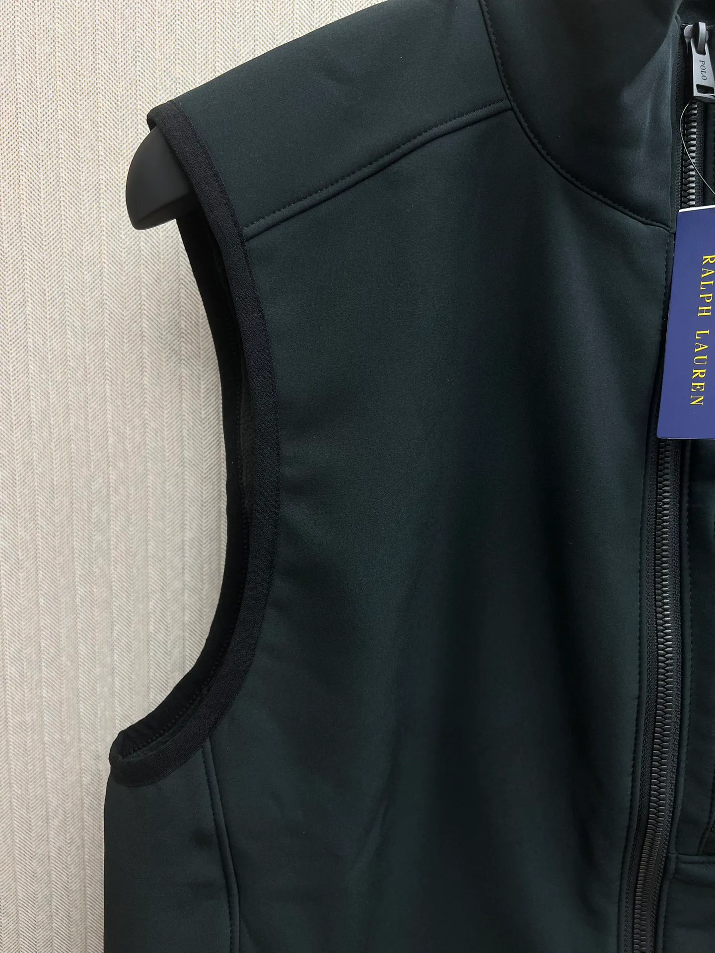 🅿️500 Polo 25ss new solid color logo embroidered zipper casual vest men's high version code number: XS.S.M.L.XL.XXL.